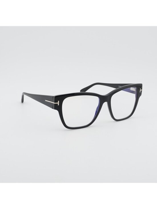 Tom Ford FT5745-B 001 Eyeglasses Shiny Black 54mm Square Frame main image 8